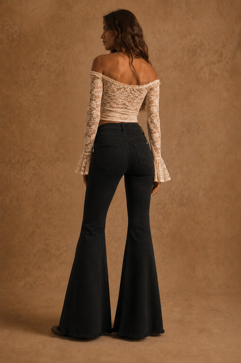 Copper & Chaos flare jeans