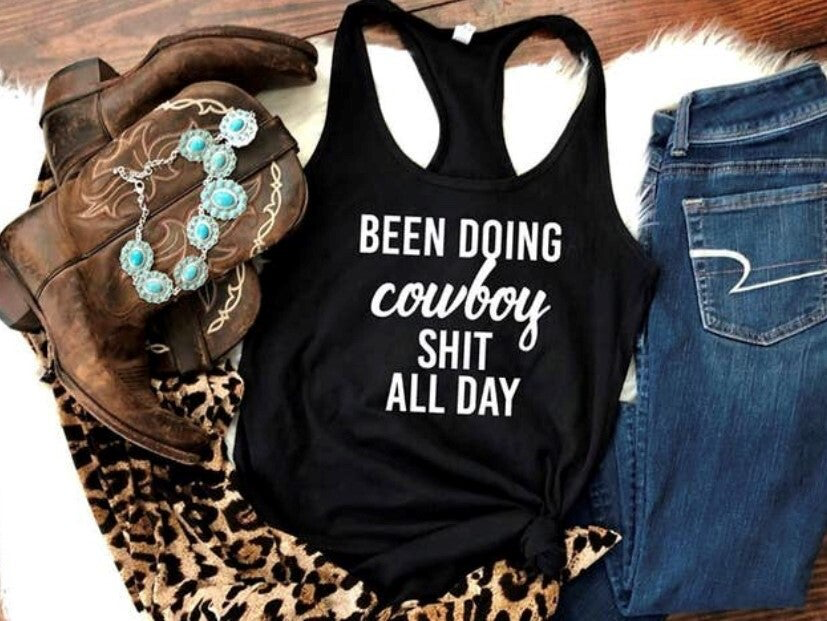 Cowboy Shit tank *Final Sale