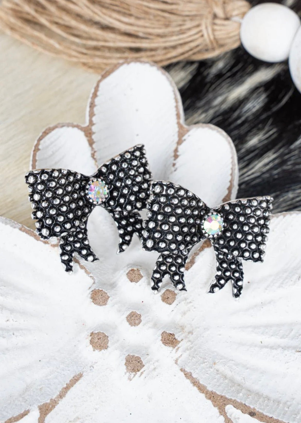 Bad To The Bow earrings