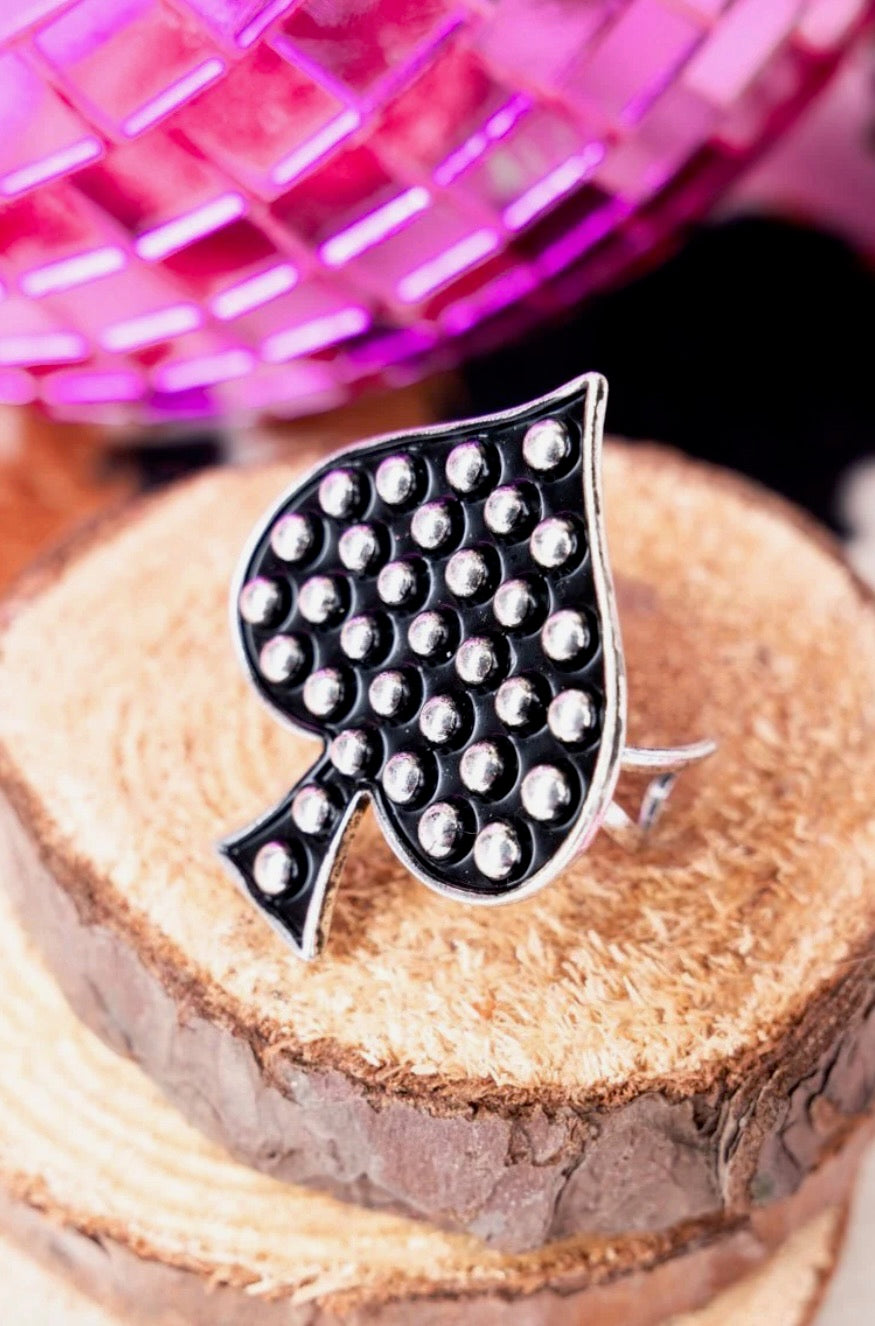 Poker Face ring