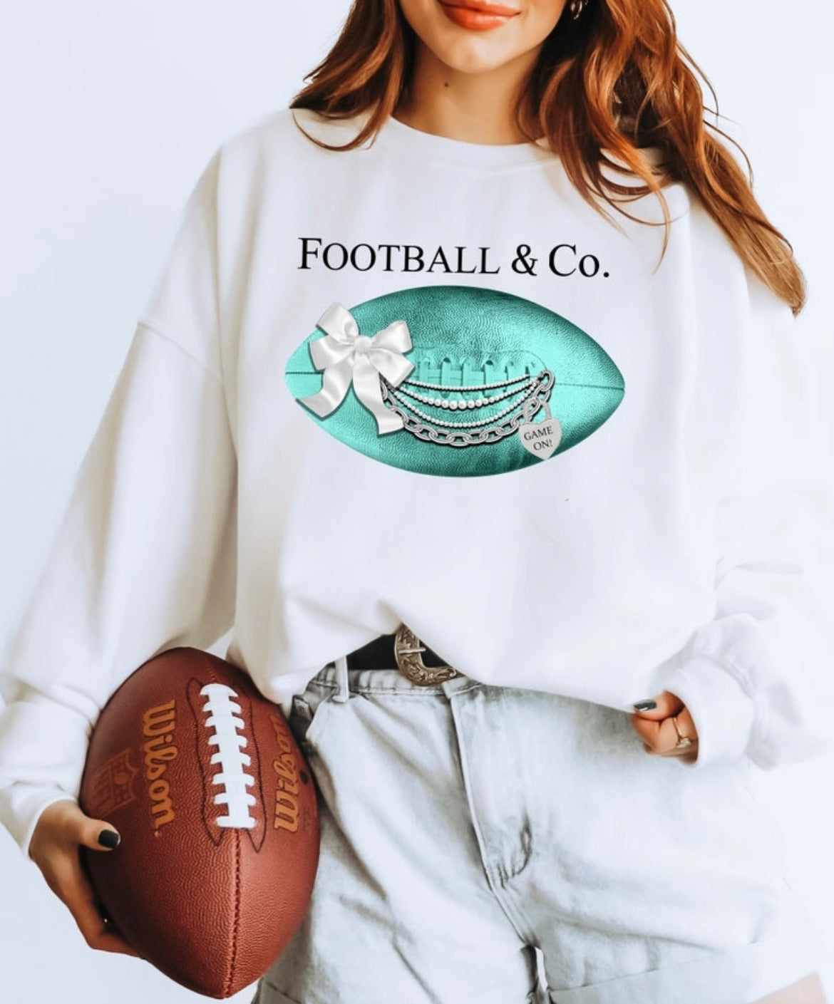 Touchdowns & Tiffany Vibes graphic top