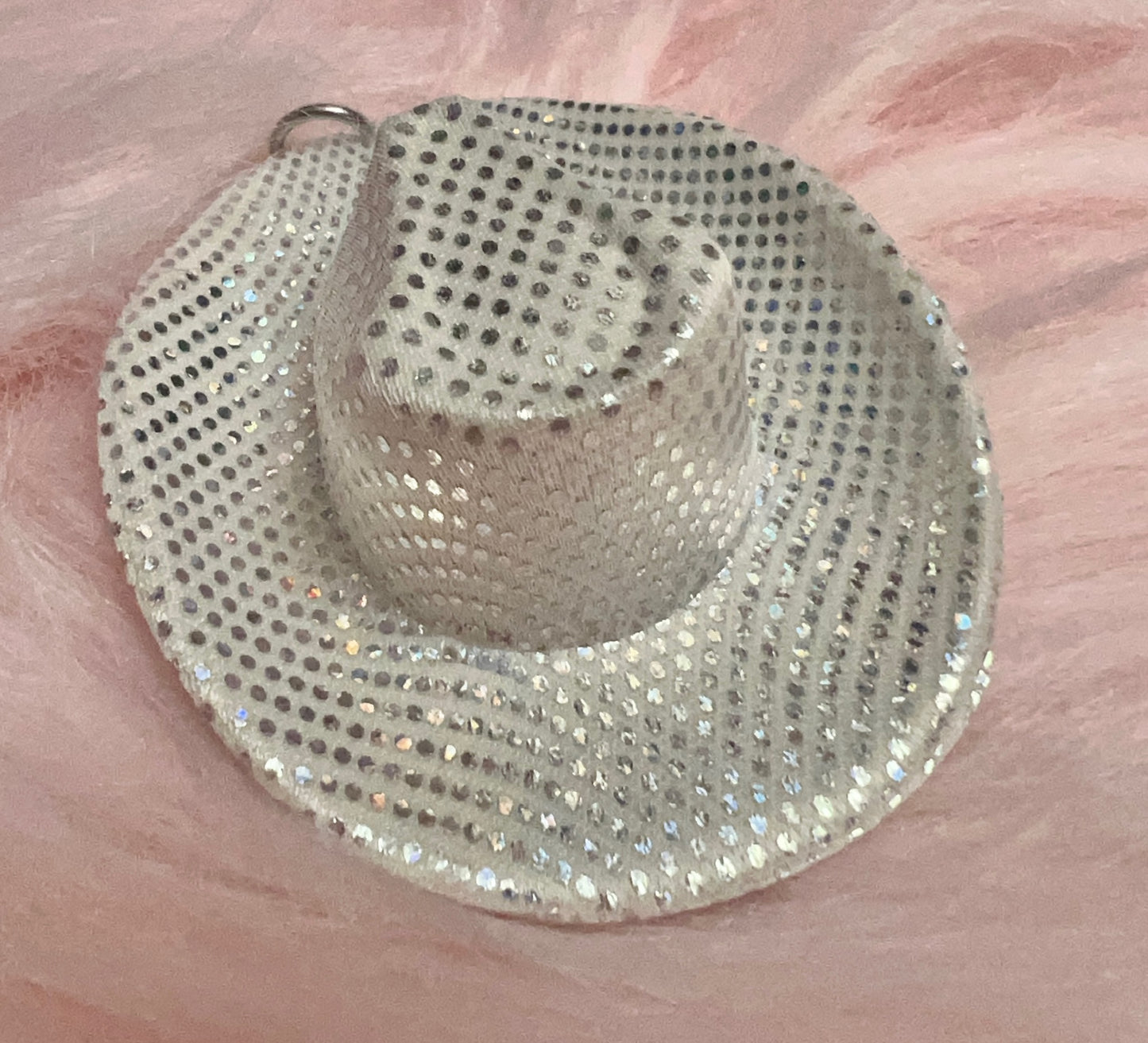 Sparkle Cowboy Hat keychain