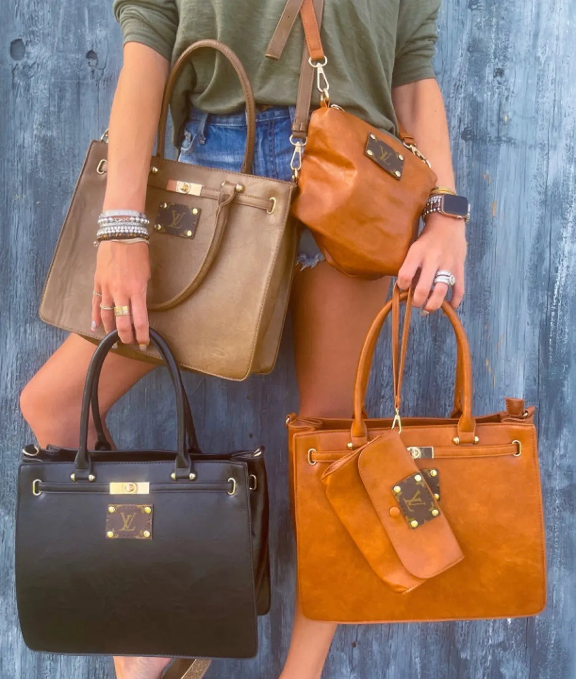 Re-purposed LV 3 in 1 Kellie handbag