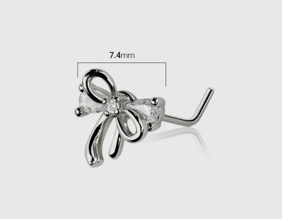 Tied With Attitude nose ring