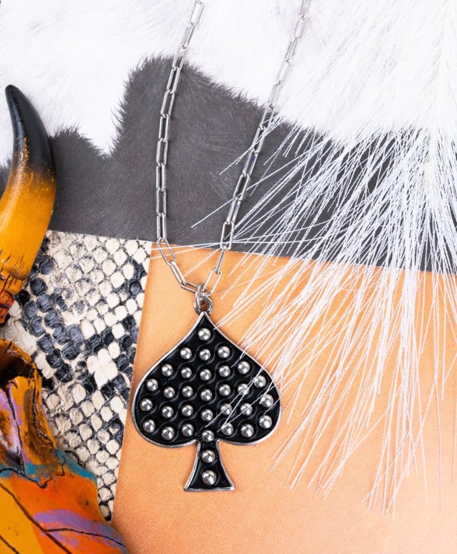 Poker Face necklace
