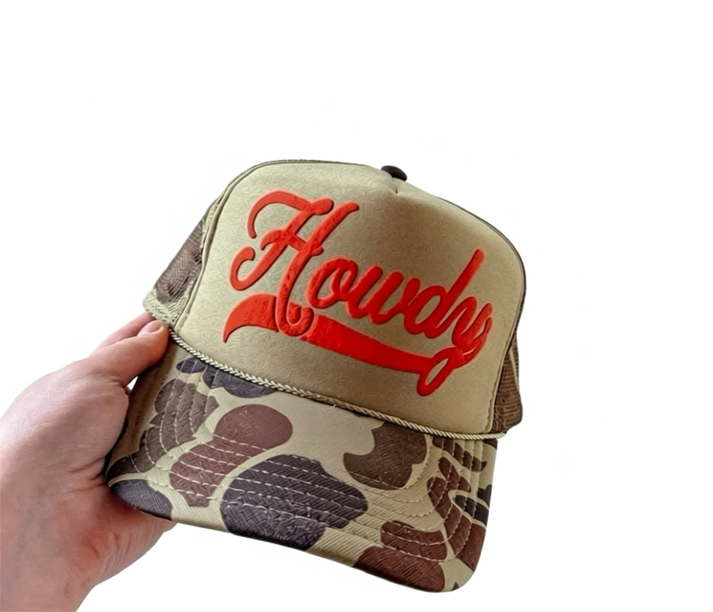 Howdy trucker hat