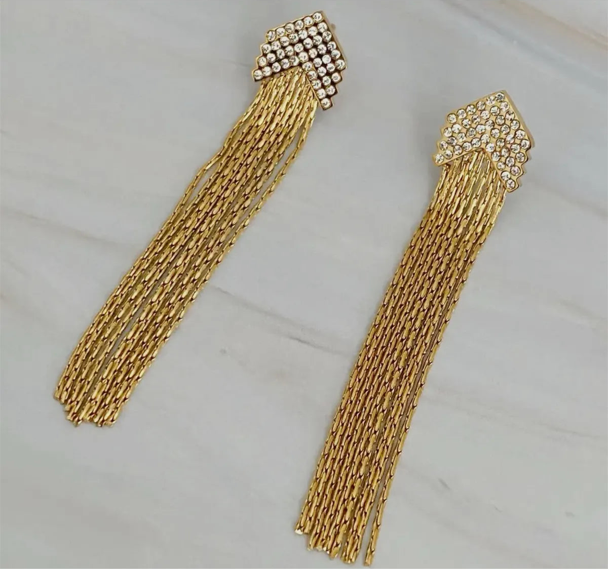 Chevron Chain earrings