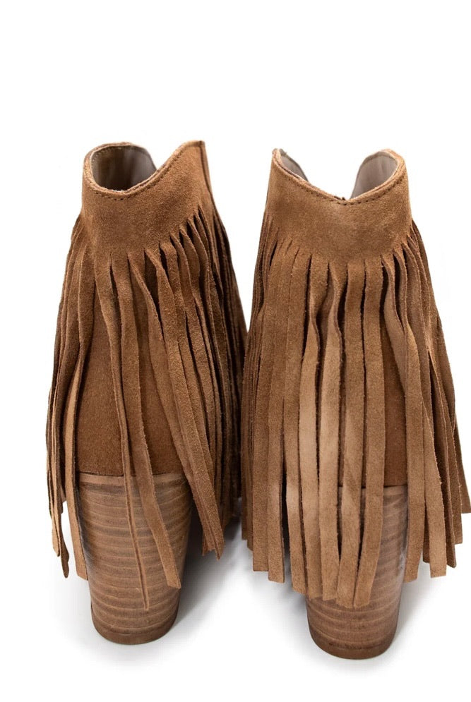 Amos Fringe booties