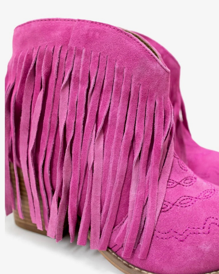 Amos Fringe booties