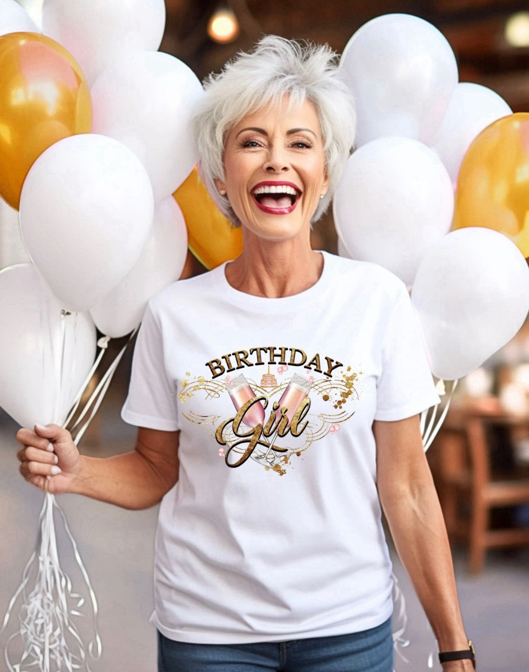 Cheers Birthday Girl tee/LS tee/cropped hoodie/sweatshirt