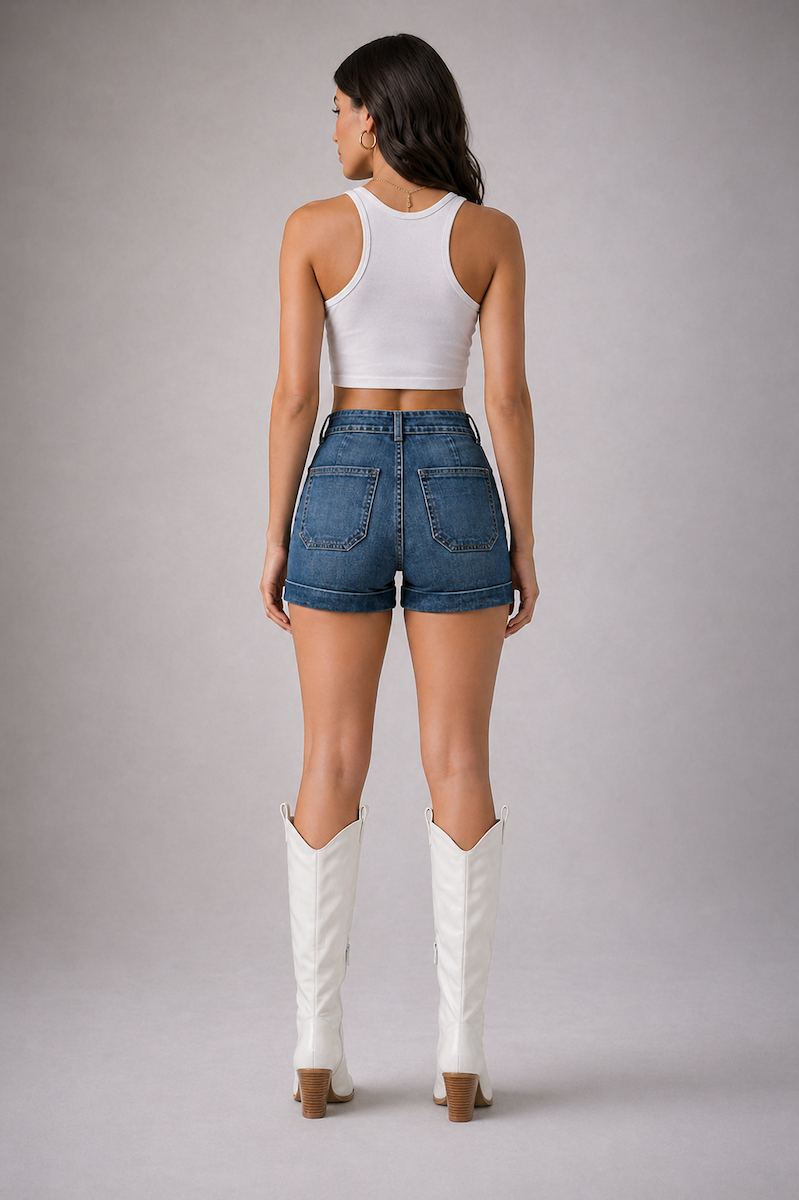 Talk Denim To Me shorts