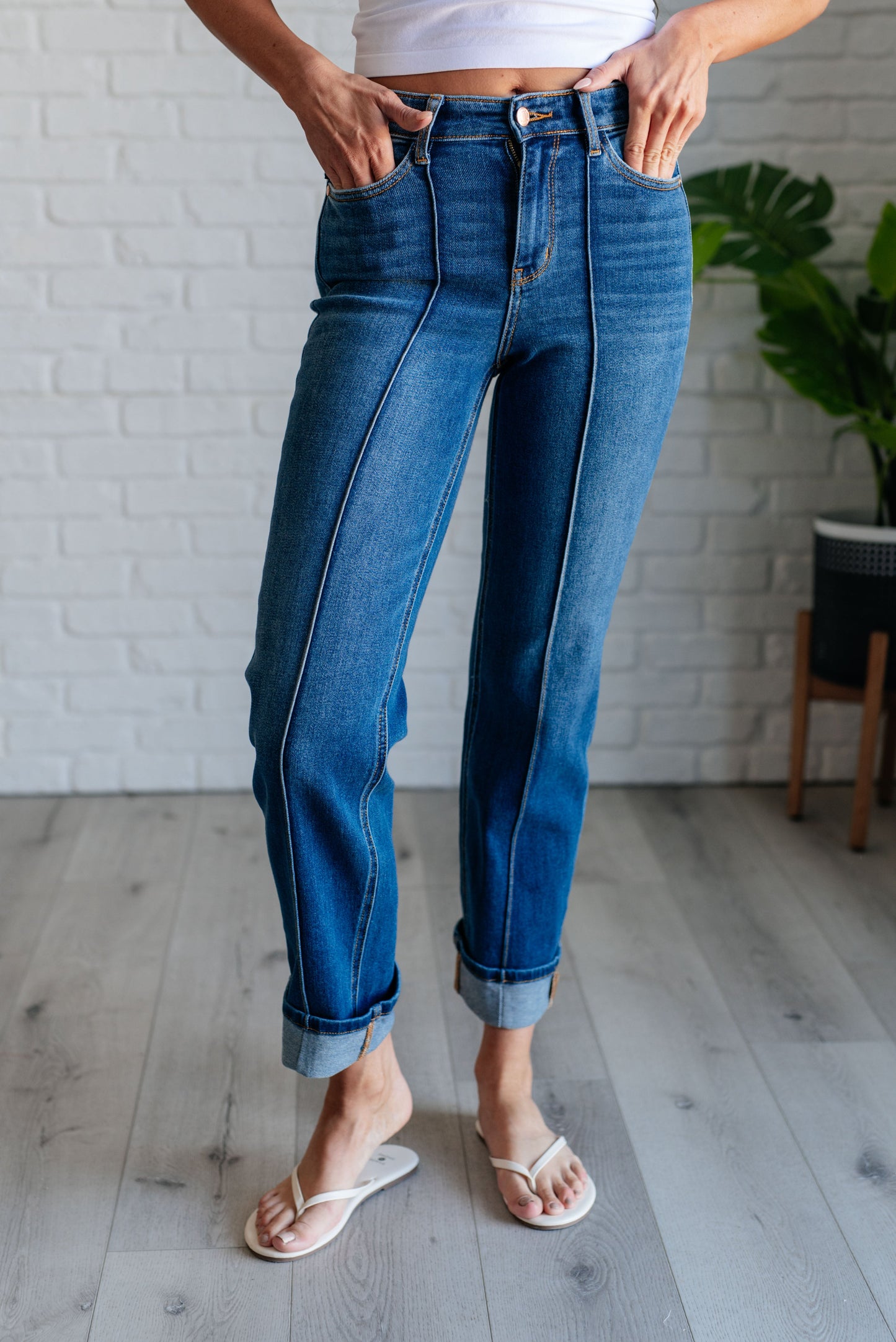 Judy Blue Campbell Center Seam jeans