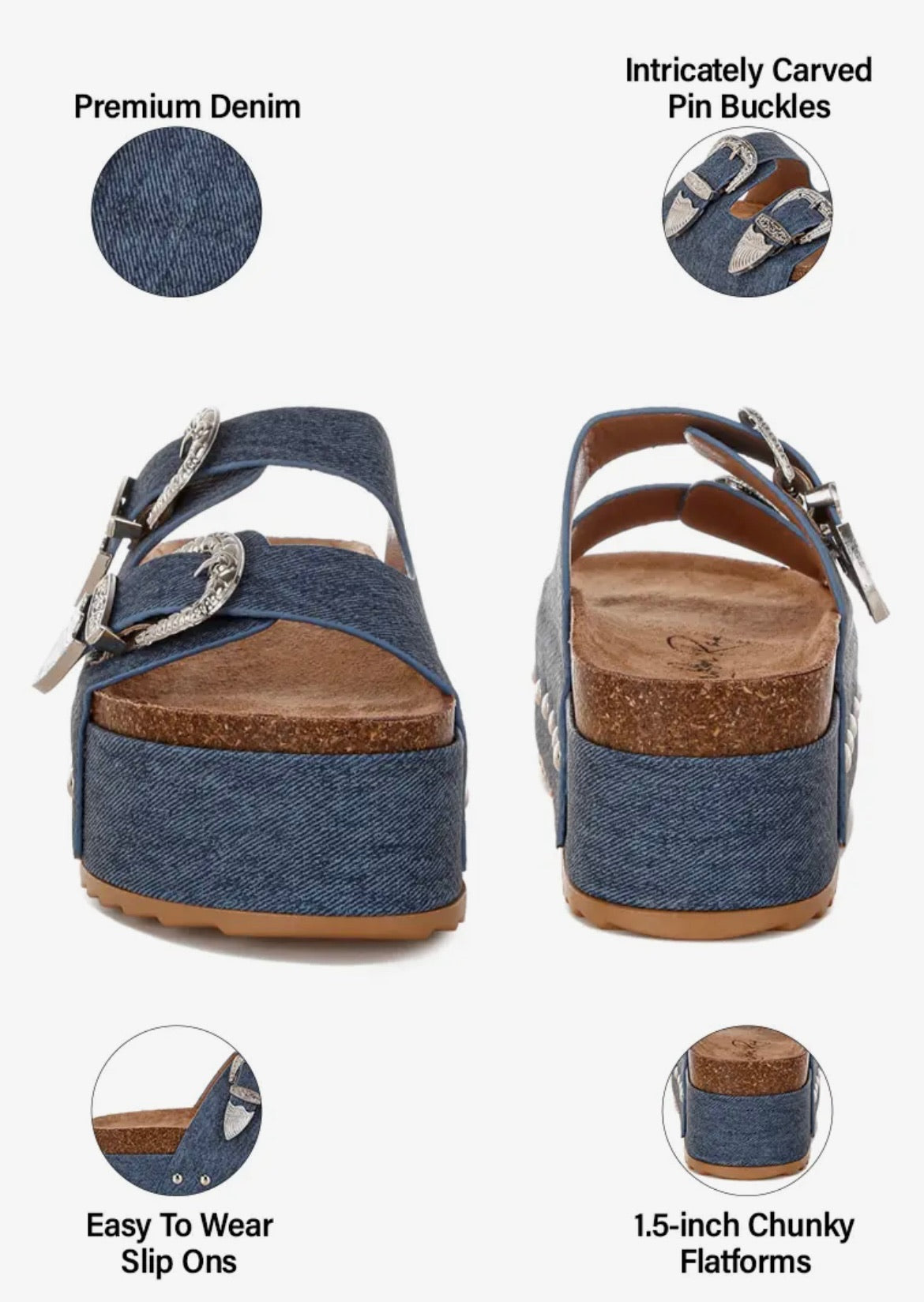 Buckle Up Babe platform slides