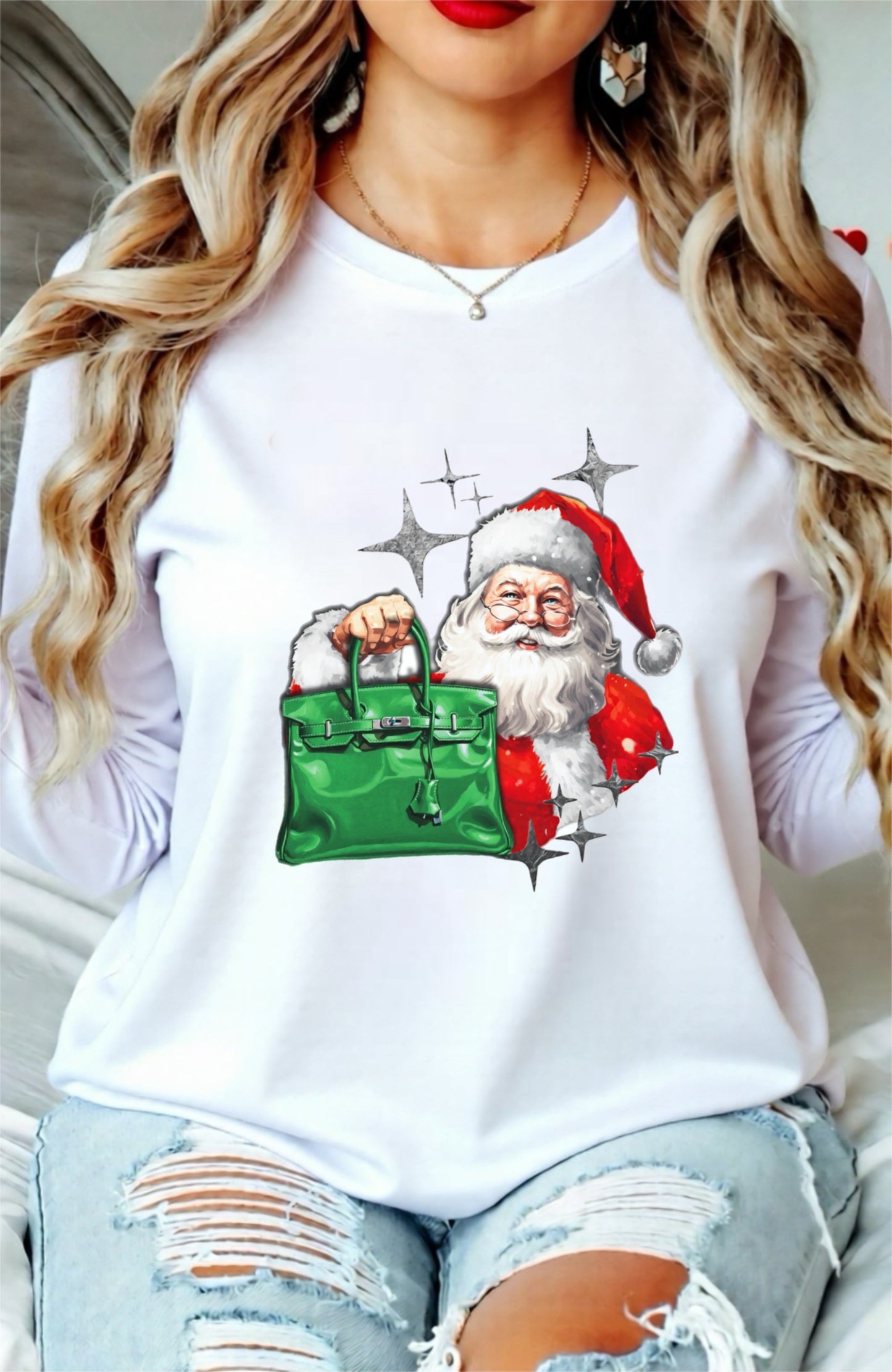 Santa’s New Bag graphic top