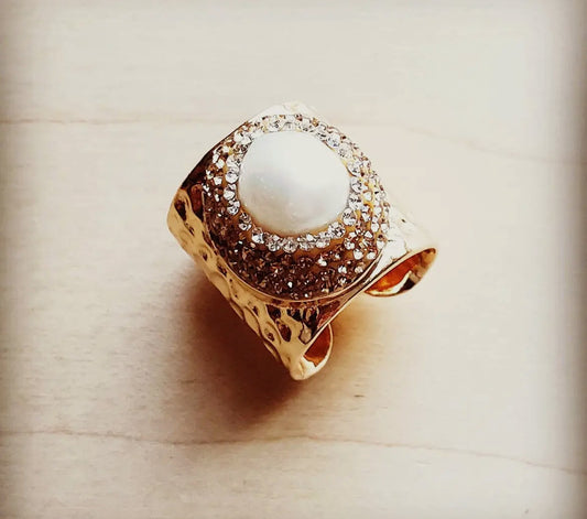 Pearl Cuff ring
