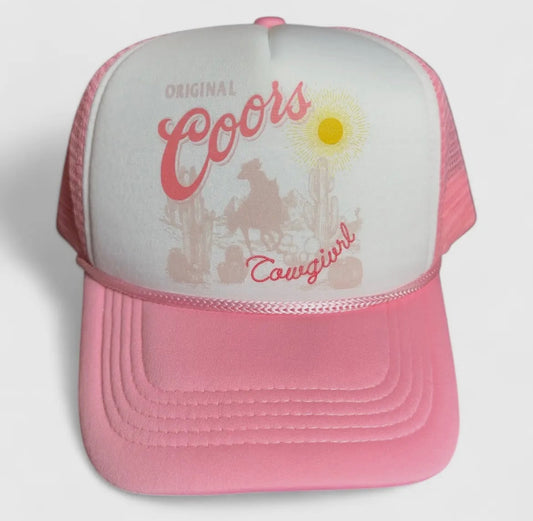 Original Coors Cowgirl trucker hat