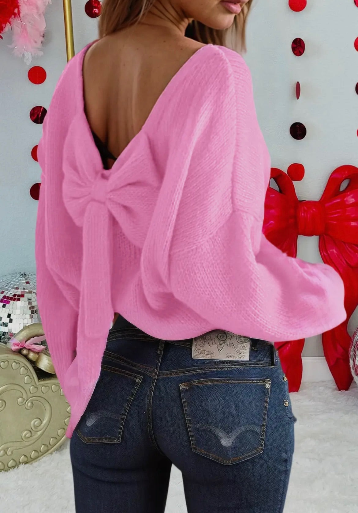 Love At First Bow sweater
