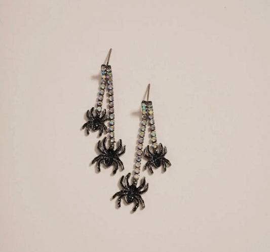 Web Of Glitz earrings