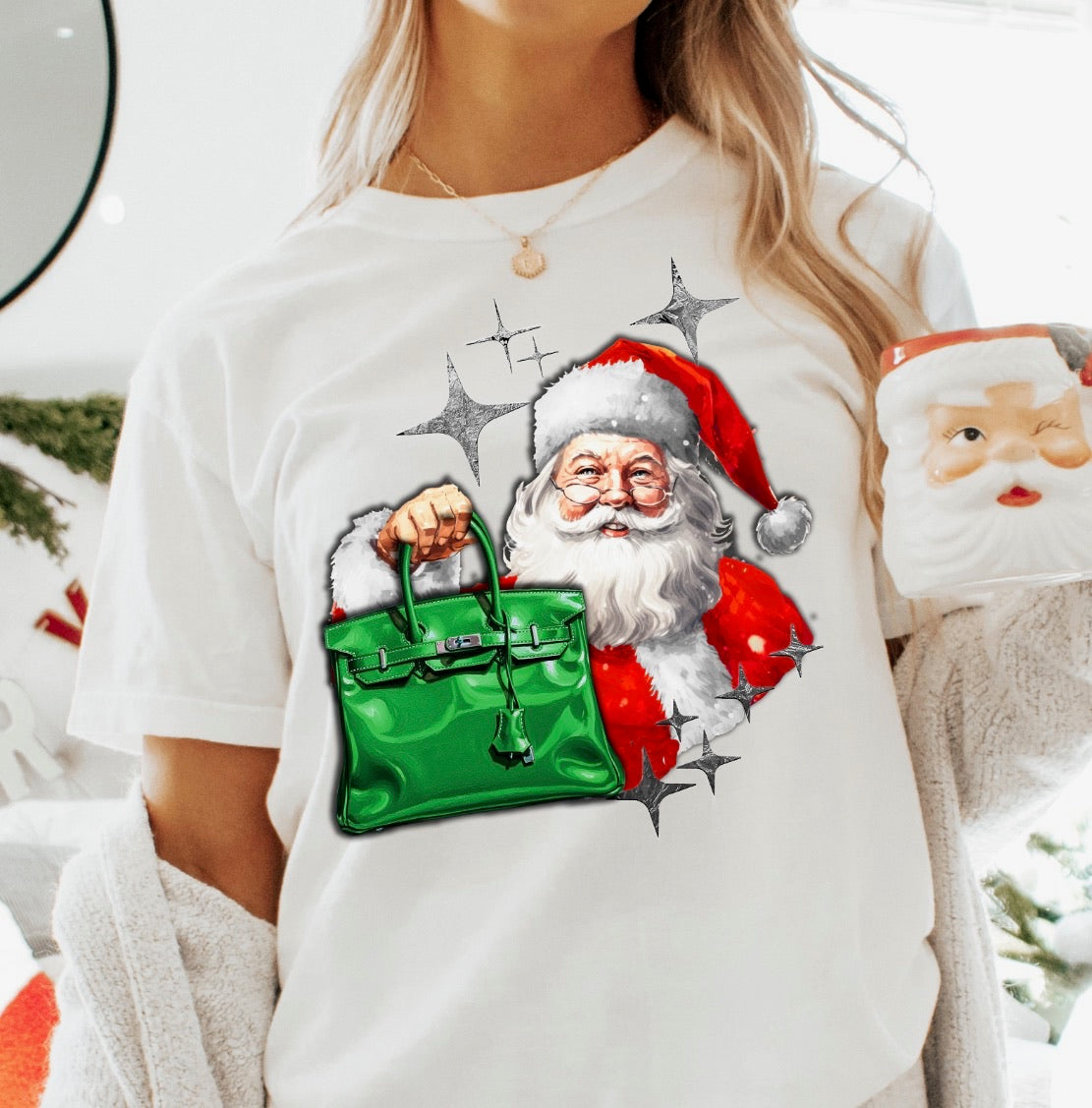 Santa’s New Bag graphic top