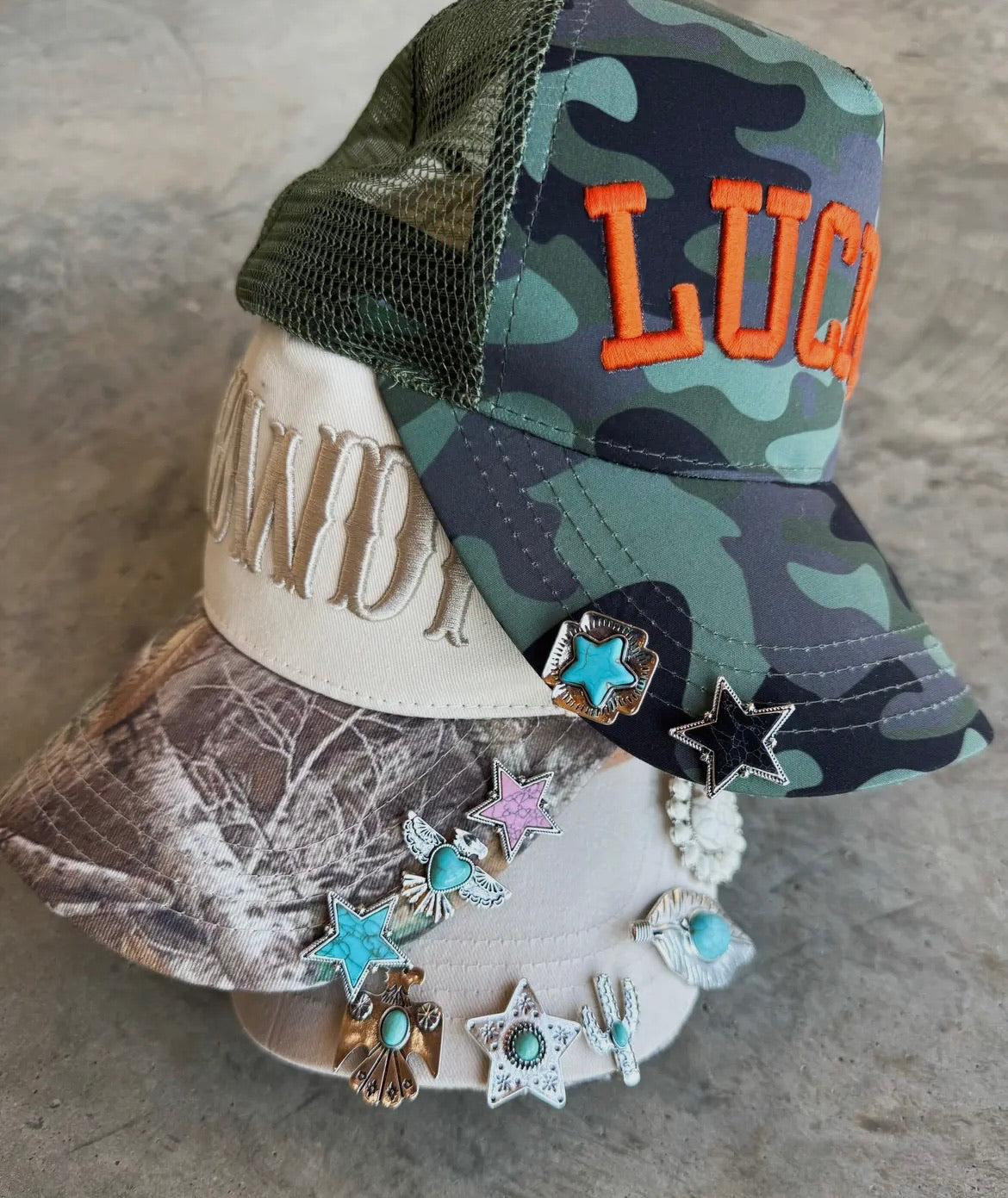 Sweet & Sassy hat clip charm