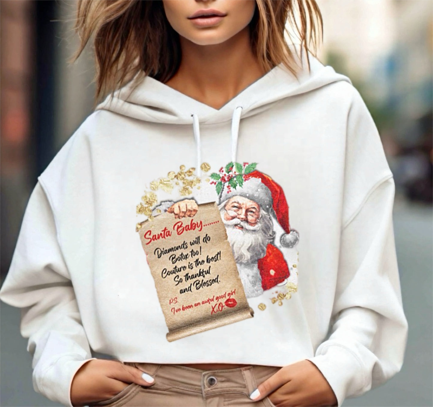 Dear Santa Baby graphic top