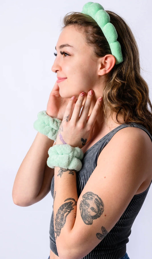 Lost In The Moment headband & wristband set