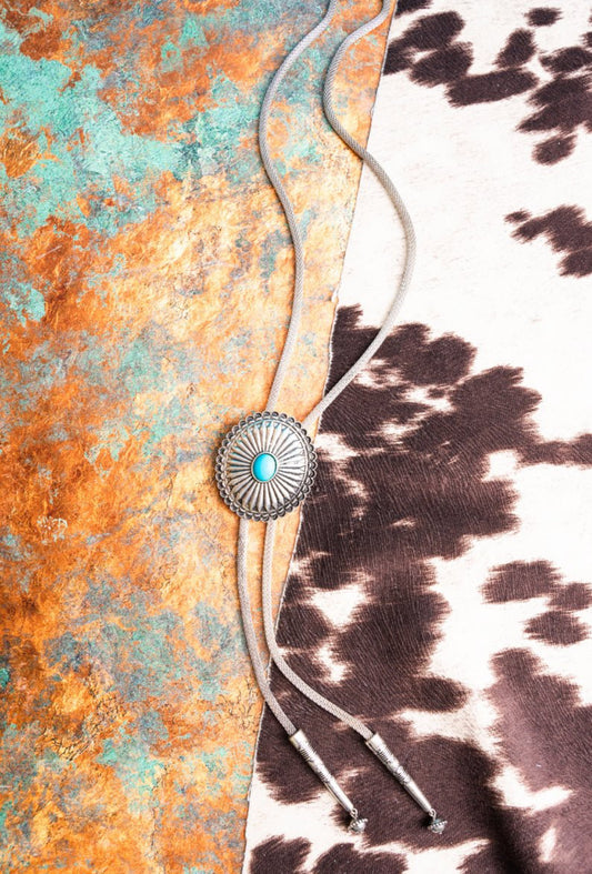 Wild West Drip bolo necklace