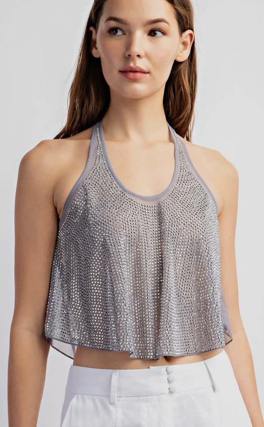 Sinless Shimmer mesh tank