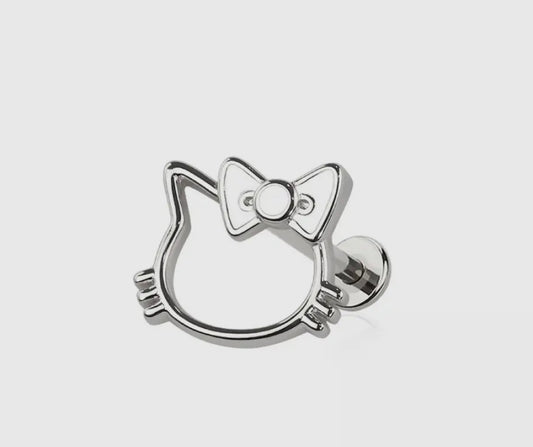 Hello Cutie labret ring 

Silver 
