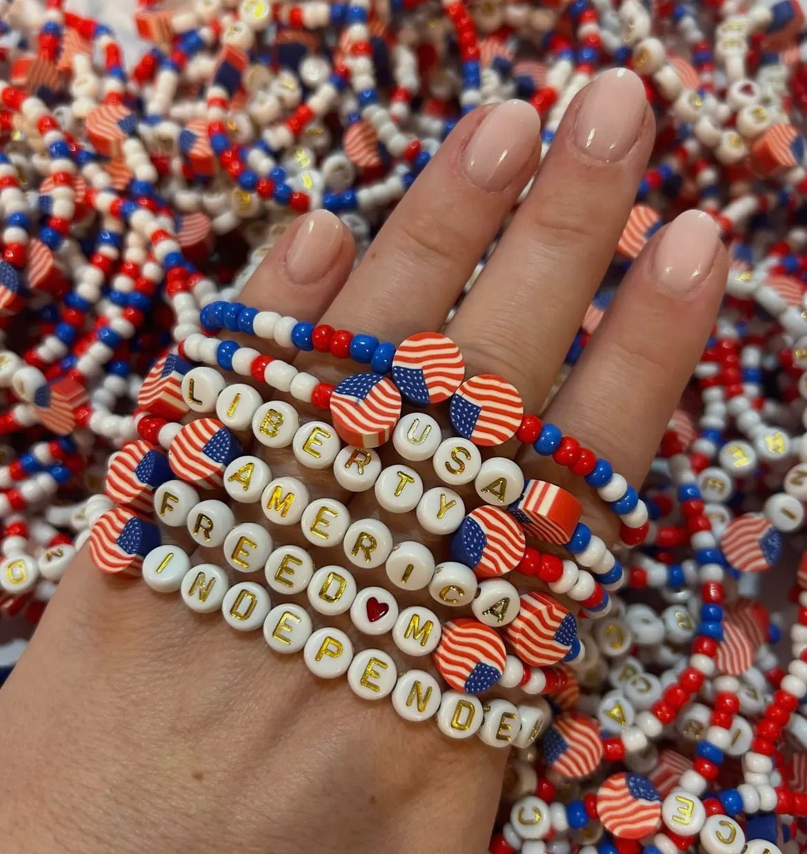 Patriotic Stretch Bracelet