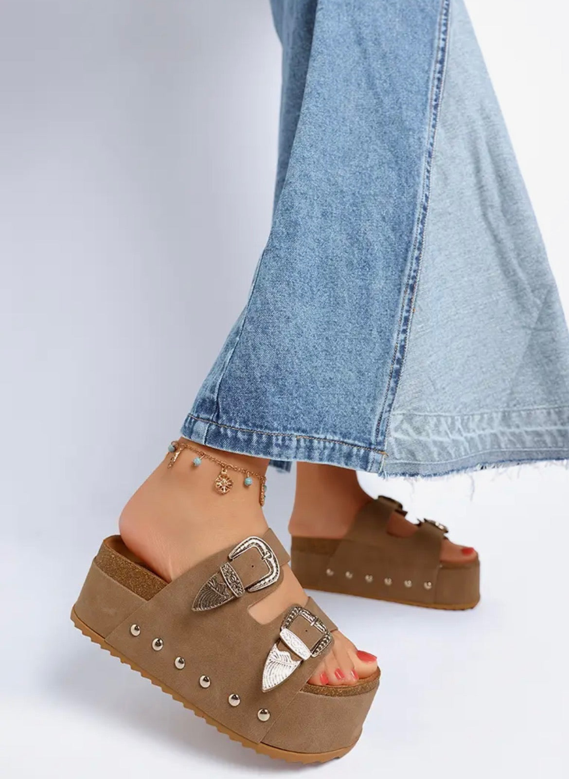 Buckle Up Babe platform slides