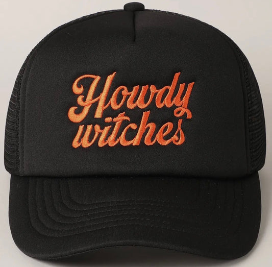 Howdy Witches trucker hat