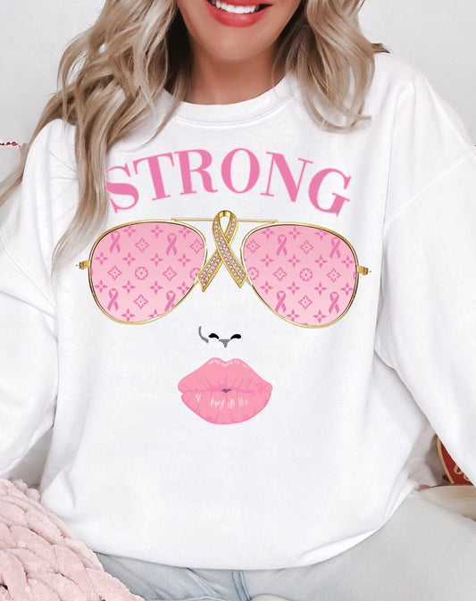 Pretty & Strong graphic top