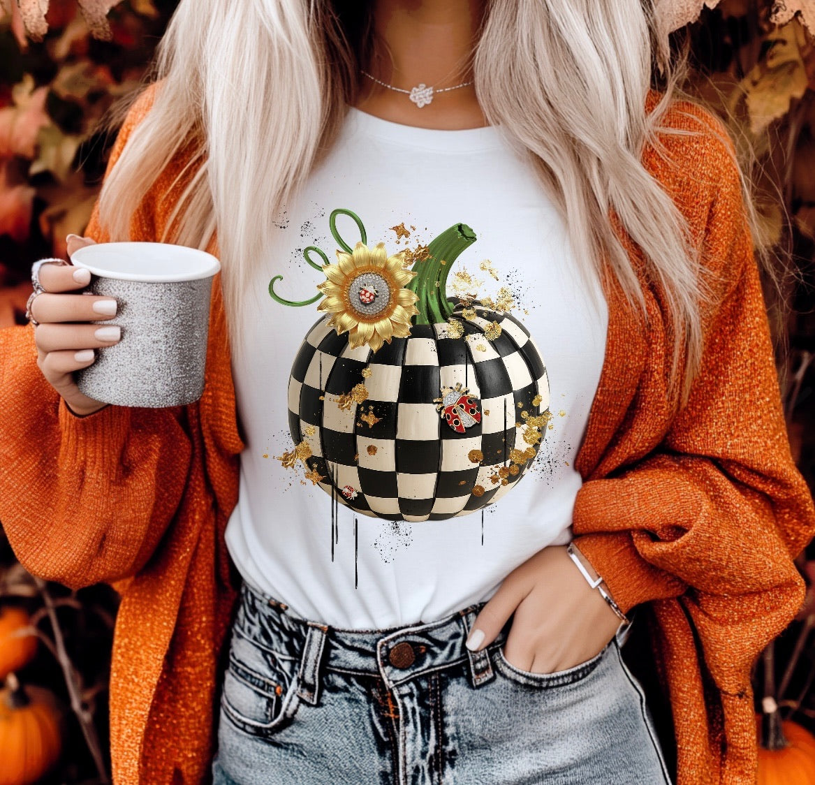 Check Me Boo graphic top