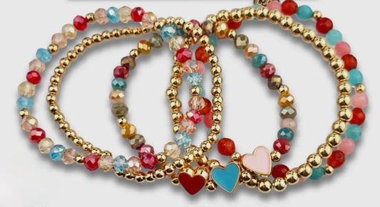 Color Me Love bracelet set
