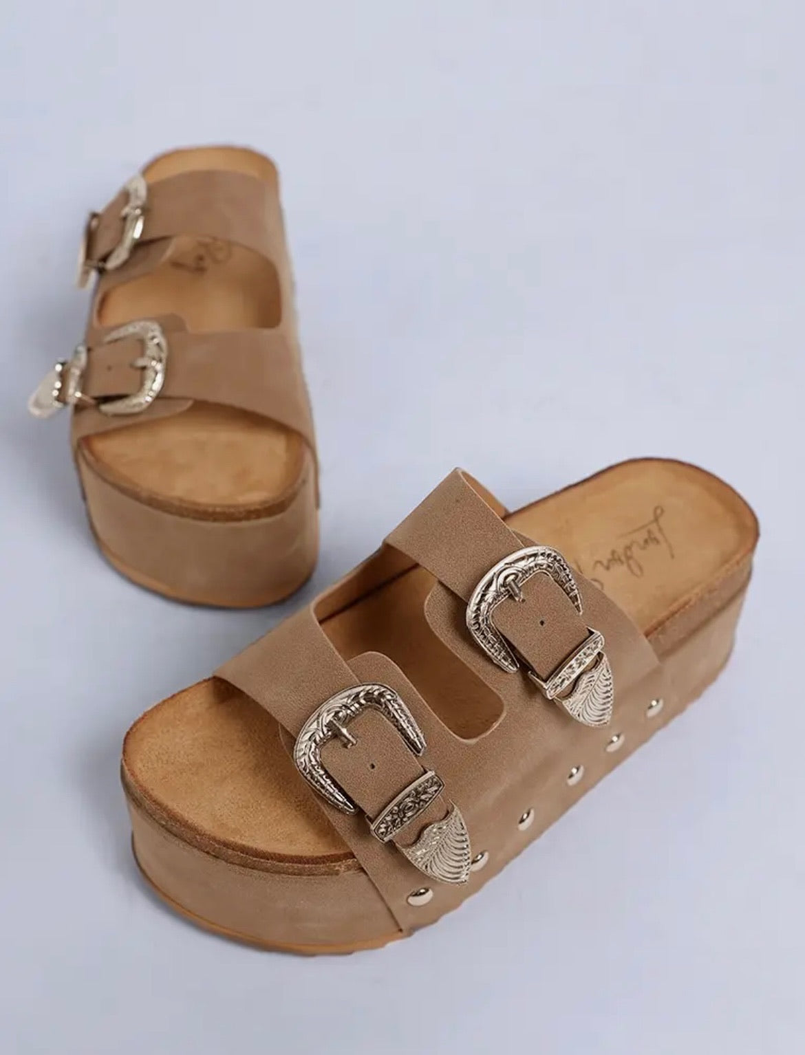 Buckle Up Babe platform slides