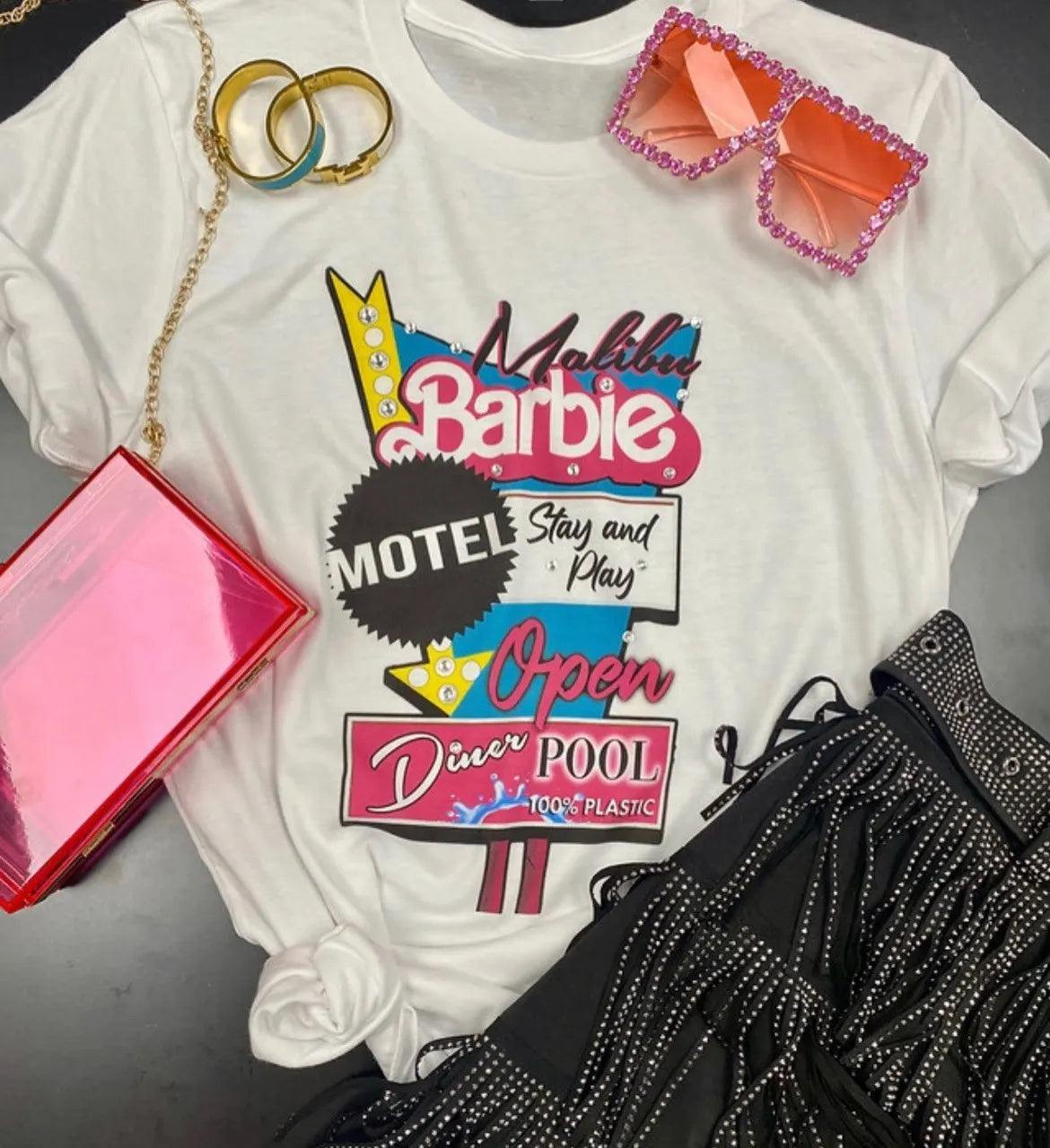 Malibu Motel tee/tank *Final Sale