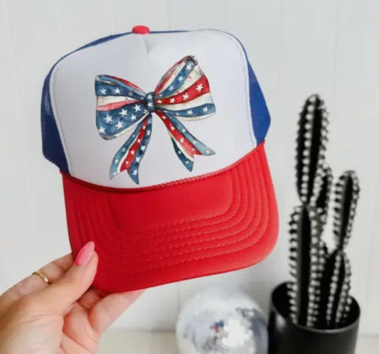 Boujee Bow trucker hat