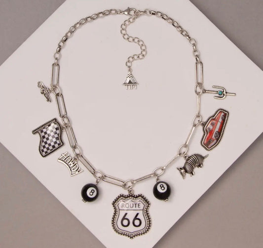 Charmin’ On 66 necklace