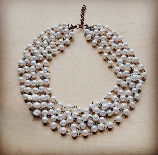Glass Pearl necklace