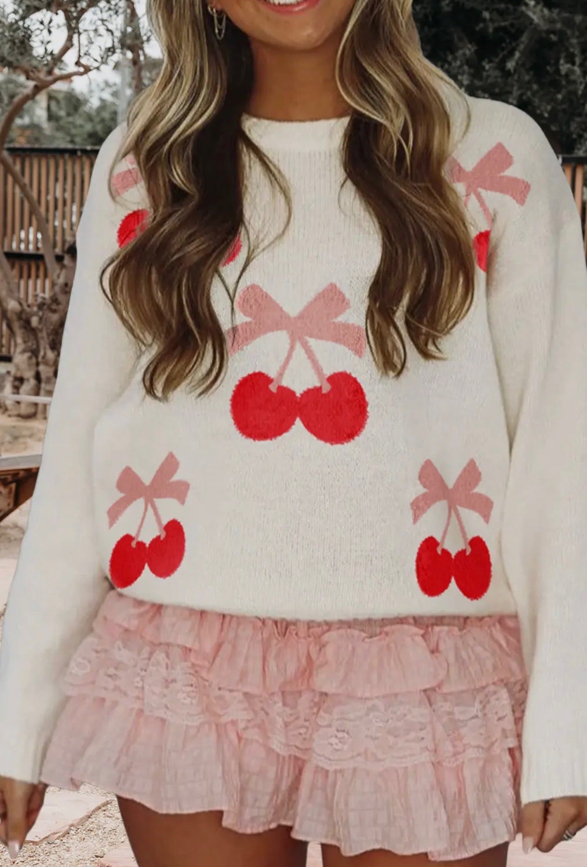 Love You Cherry Much sweater