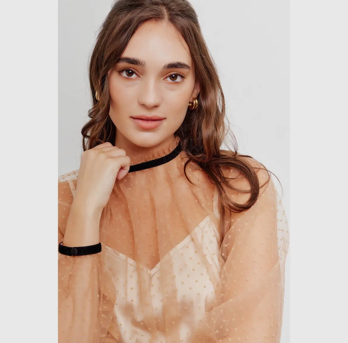 Sheer Romance top