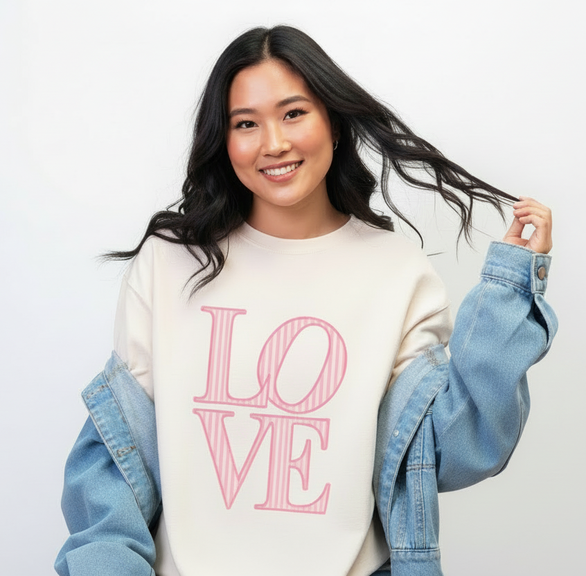 Simply LOVE graphic top
