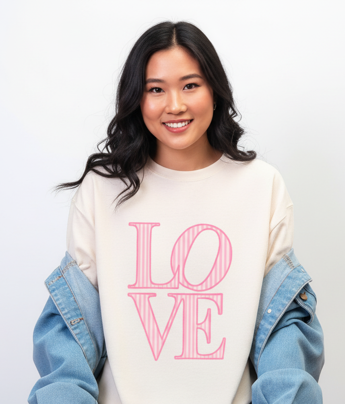 Simply LOVE graphic top