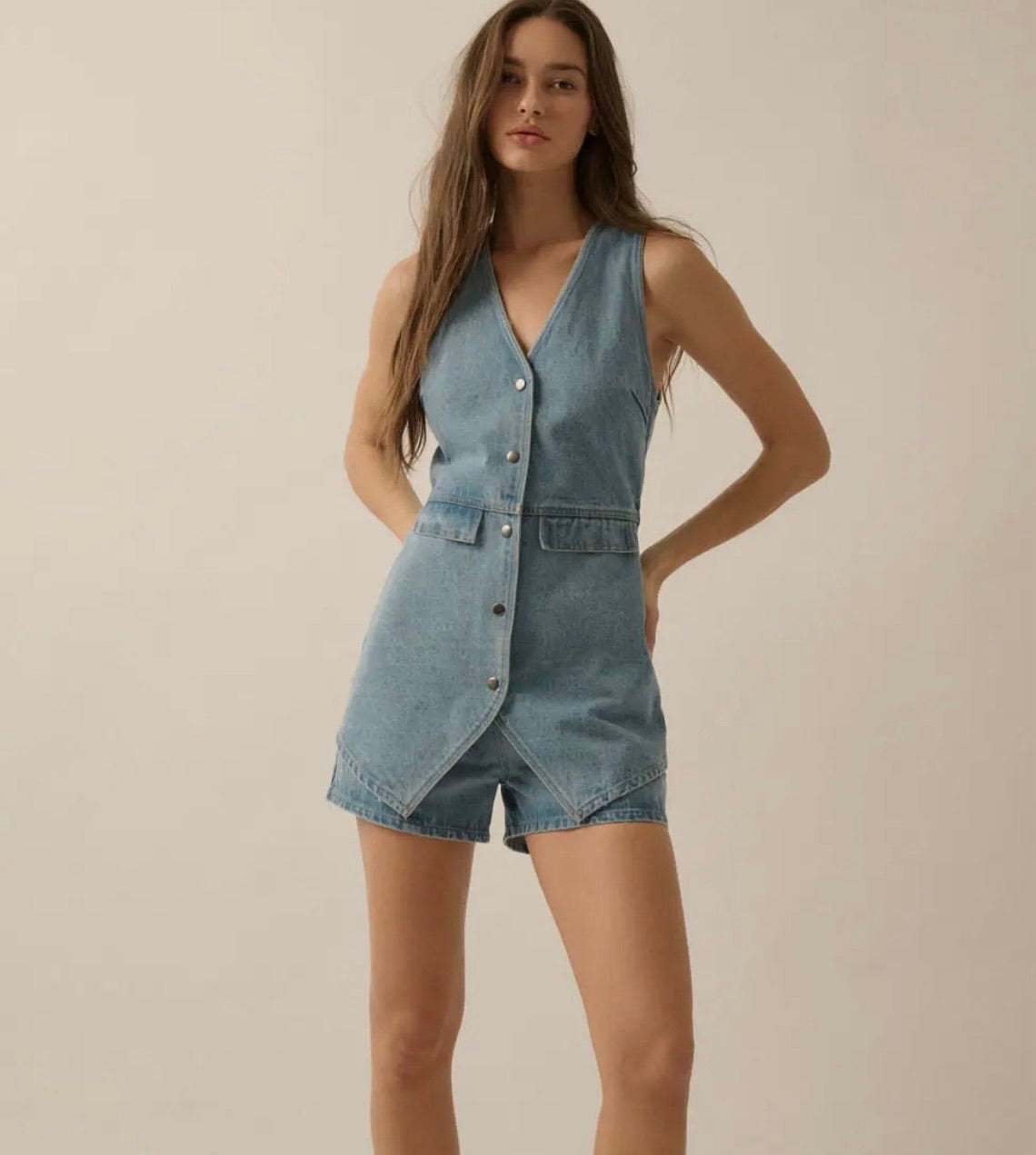 Denim Diva romper