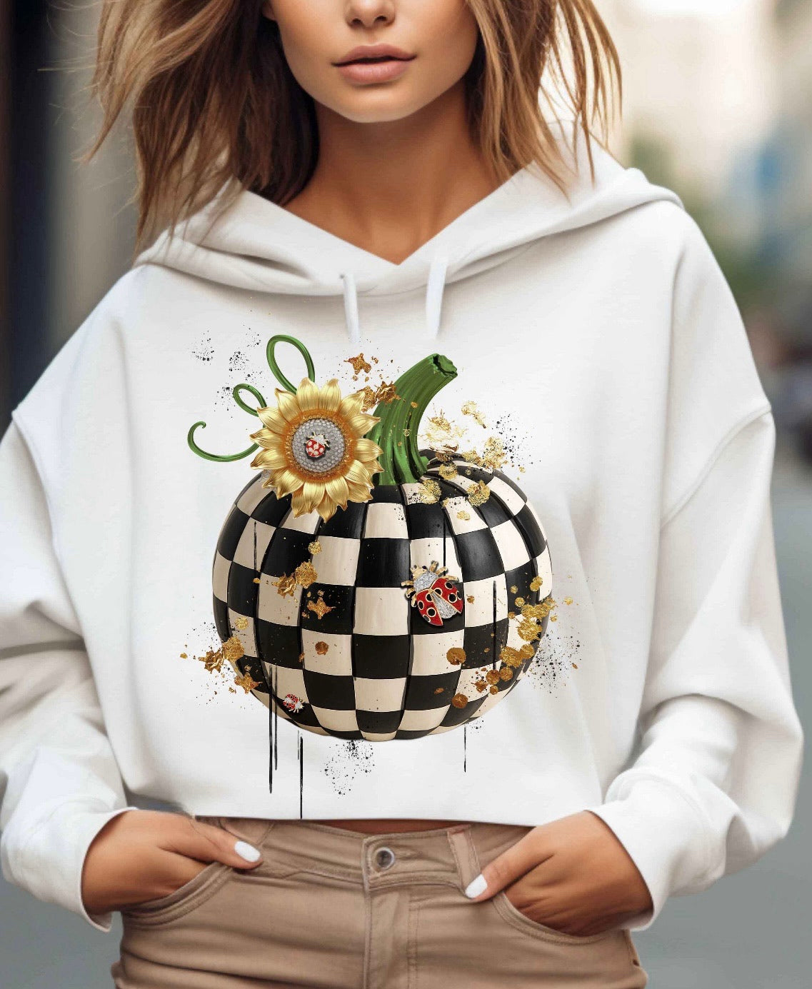 Check Me Boo graphic top