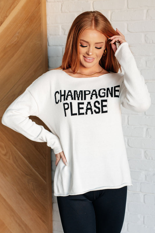 Champagne Please sweater