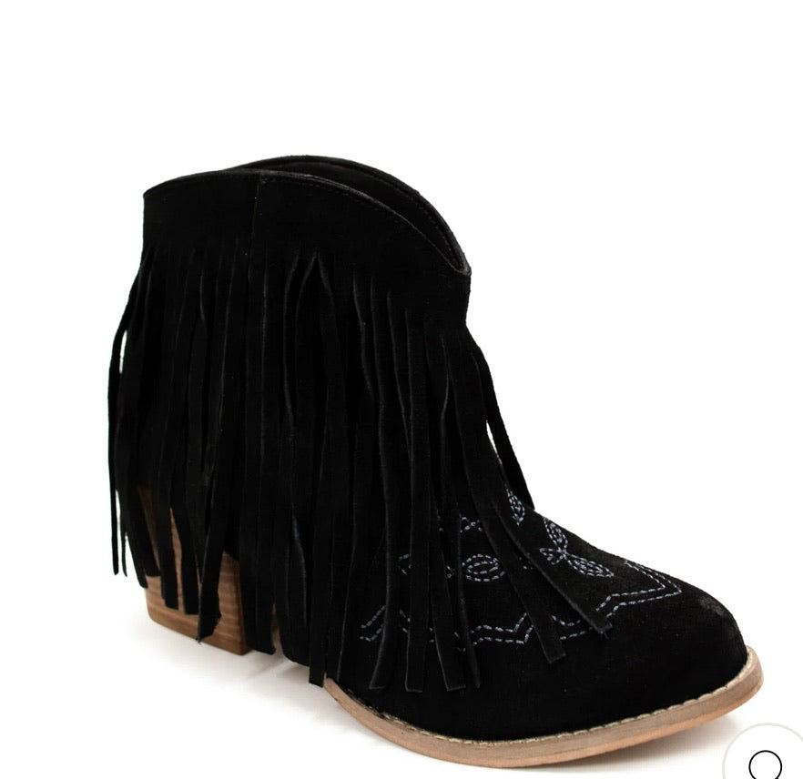 Amos Fringe booties