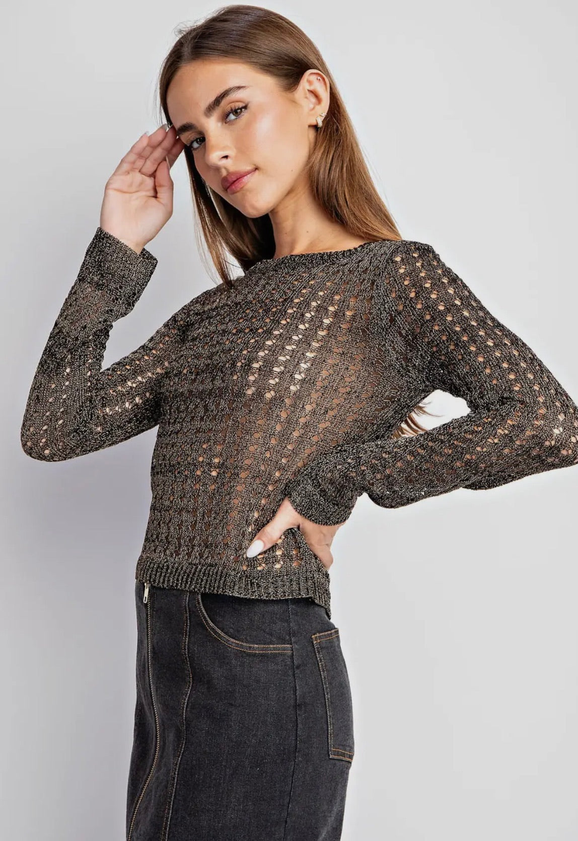 Peekin’ Pretty sweater