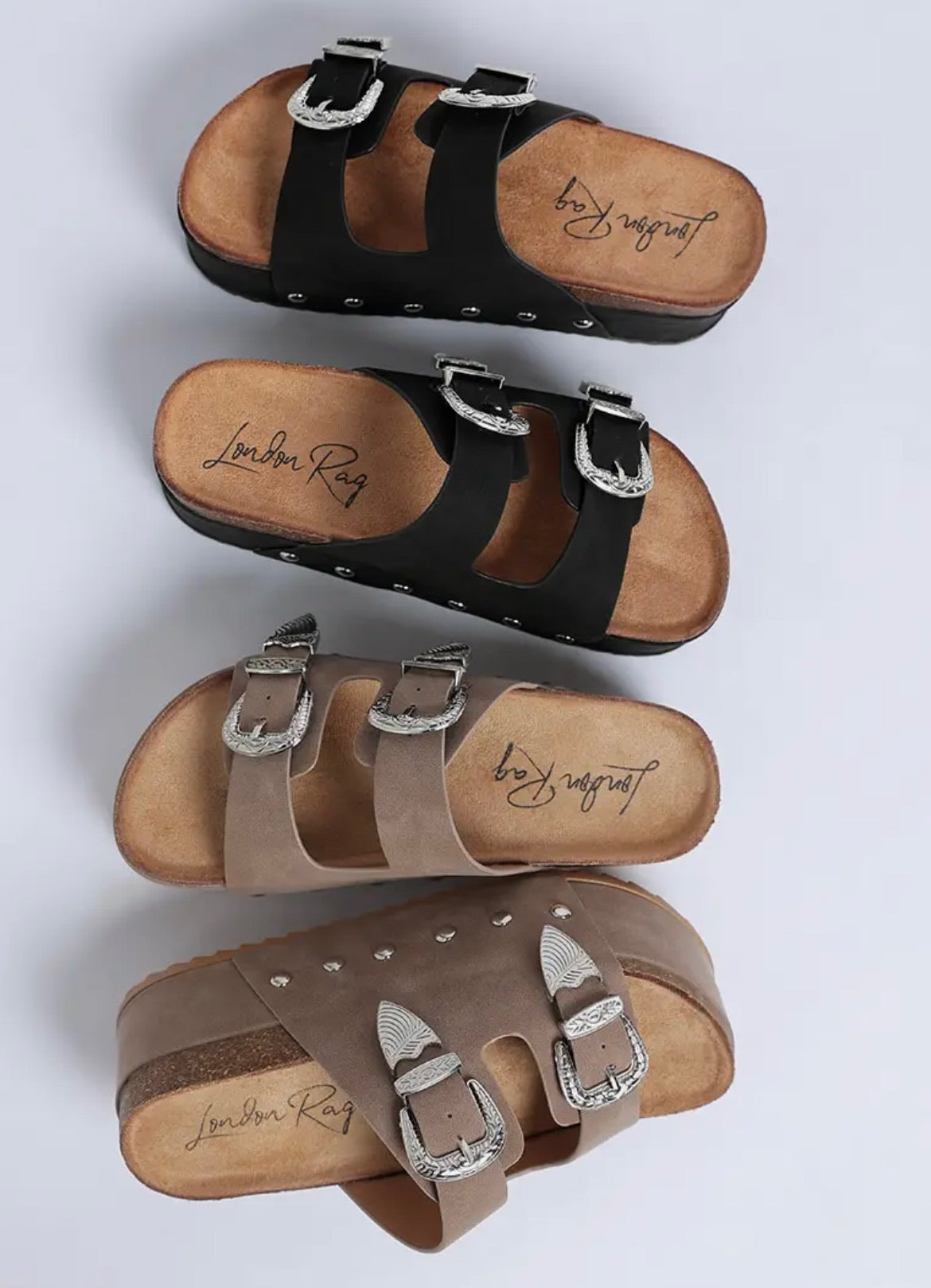 Buckle Up Babe platform slides